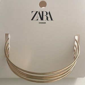 Zara Gold Tone Choker